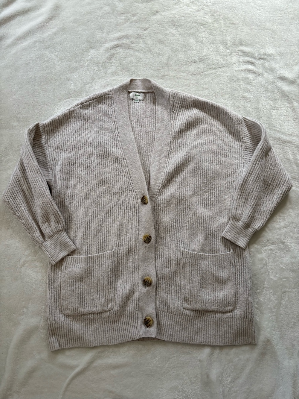 Aerie cotton blend button up cardigan